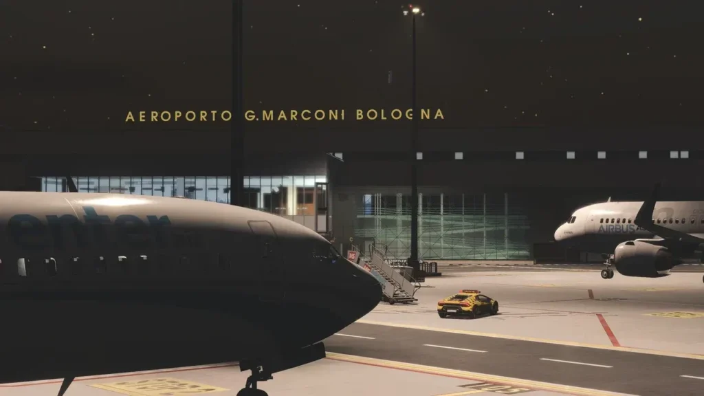 AirportSim: Bologna Airport