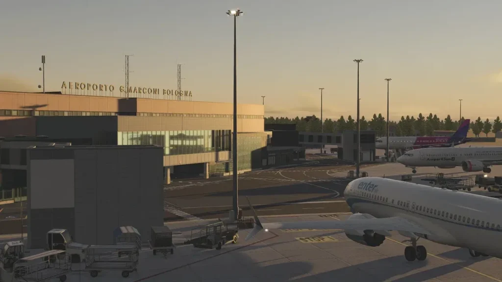 AirportSim: Bologna Airport