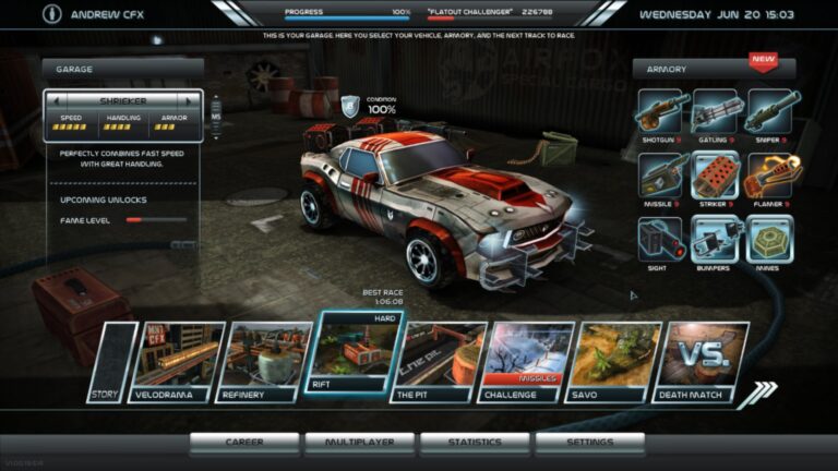 Death Rally – screenshot ze hry