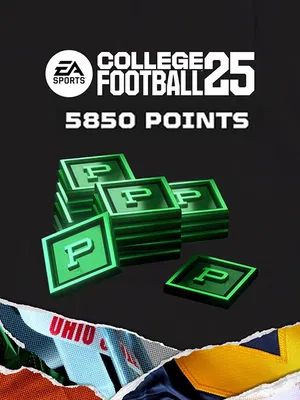 EA SPORTS College Football 25 5850 Points