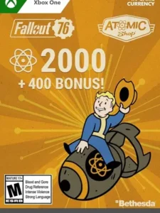 Fallout 76 2000 (+400 Bonus) Atoms