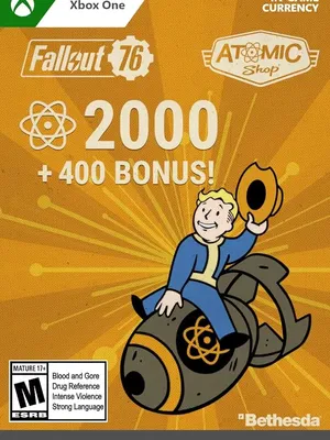 Fallout 76 2000 (+400 Bonus) Atoms