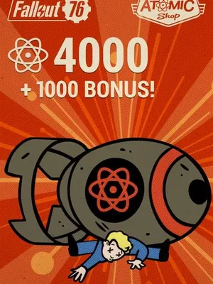 Fallout 76 4000 (+1000 Bonus) Atoms