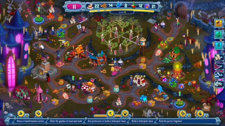 Incredible Dracula: Academy of Shadows – screenshot ze hry