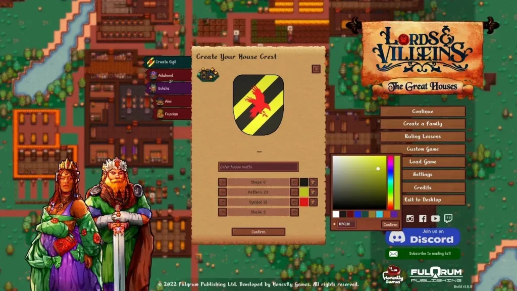 Lords & Villeins: The Great Houses