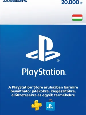 PlayStation Network Card 20000 HUF (HU) PSN HUNGARY