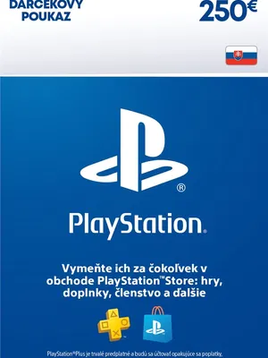 PlayStation Network Card 250 EUR (SK) PSN SLOVAKIA