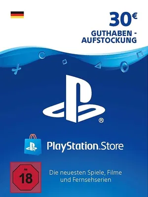 PlayStation Network Card 30 EUR (DE) PSN GERMANY