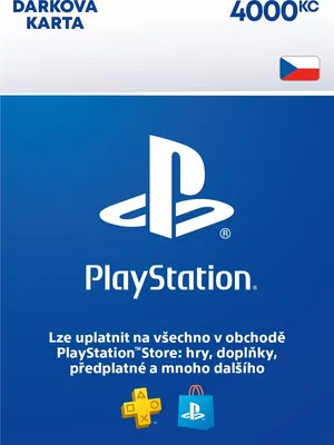 PlayStation Network Card 4000 CZK (CZ) PSN CZECH REPUBLIC