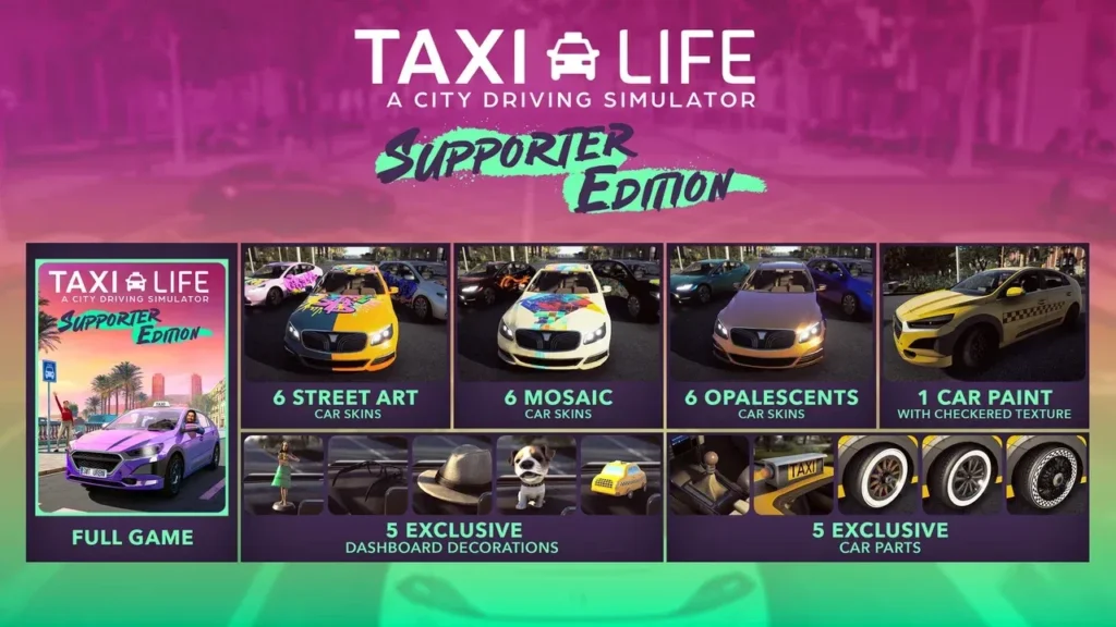 Taxi Life: Supporter Pack