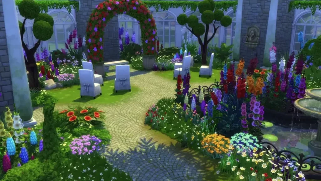 The Sims 4: Romantic Garden Stuff