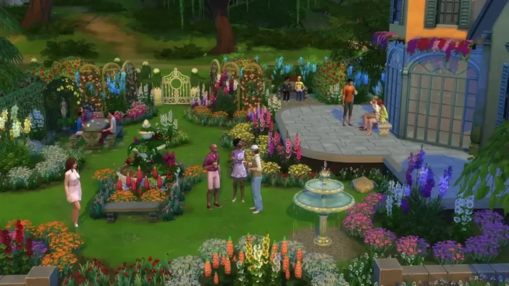 The Sims 4: Romantic Garden Stuff