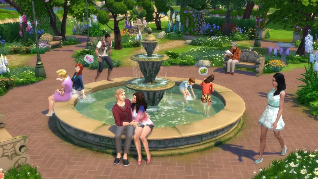 The Sims 4: Romantic Garden Stuff