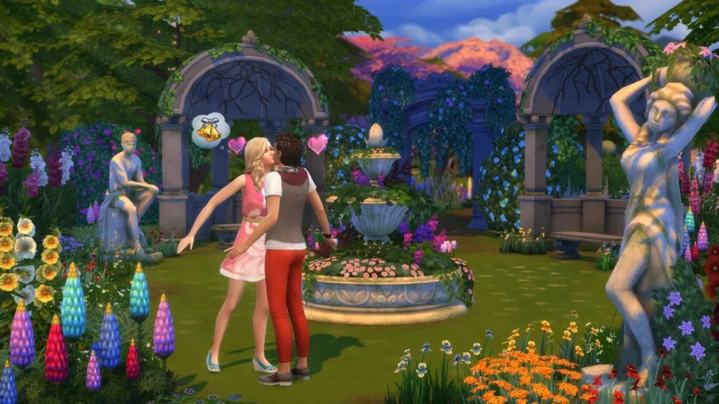 The Sims 4: Romantic Garden Stuff