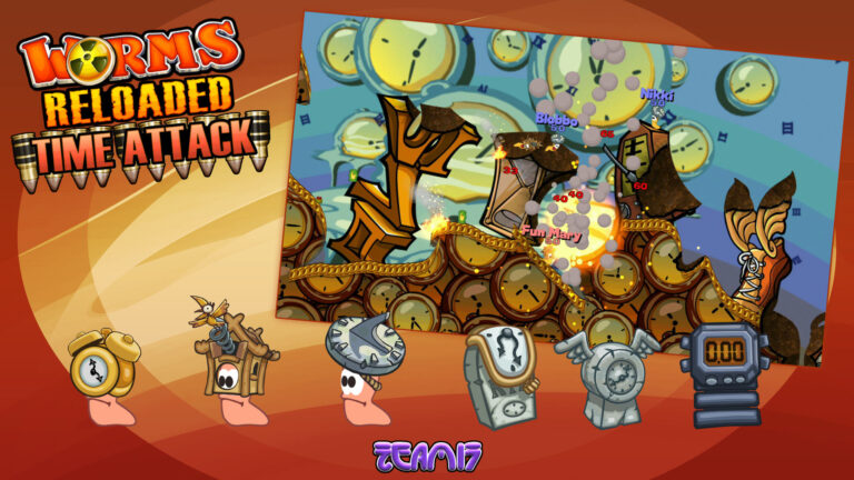 Worms Reloaded – Time Attack Pack – screenshot ze hry