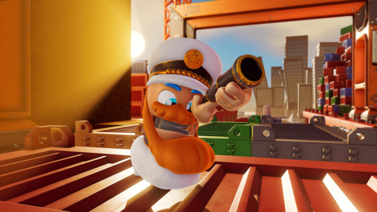 Worms Rumble – Captain & Shark Double Pack – screenshot ze hry