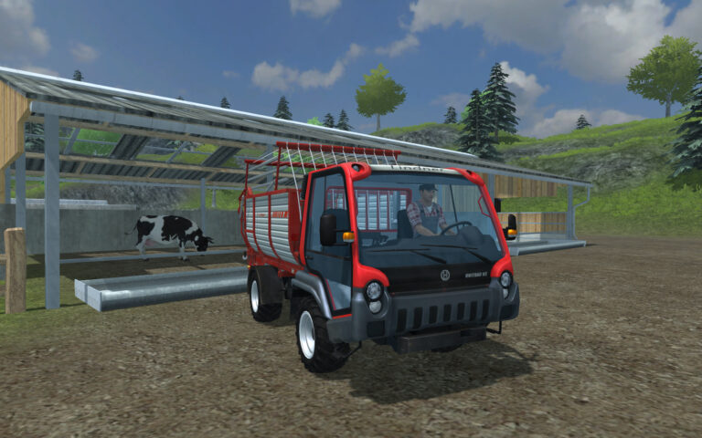 Farming Simulator 2013 Lindner Unitrac – screenshot ze hry