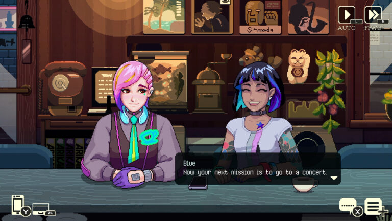 Coffee Talk Tokyo – screenshot ze hry
