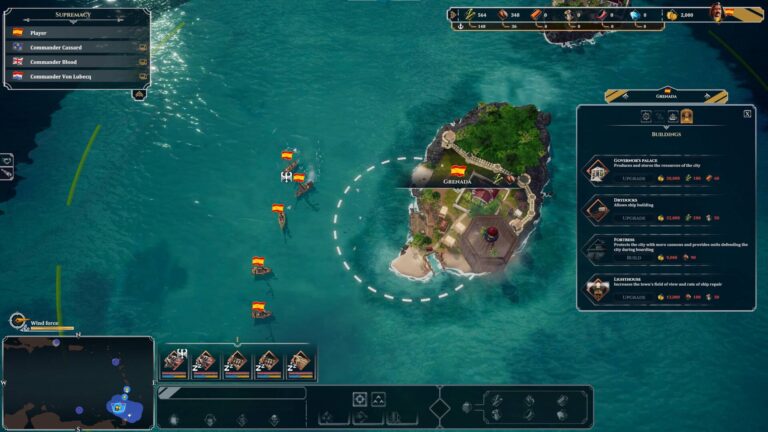Corsairs – Battle of the Caribbean – screenshot ze hry