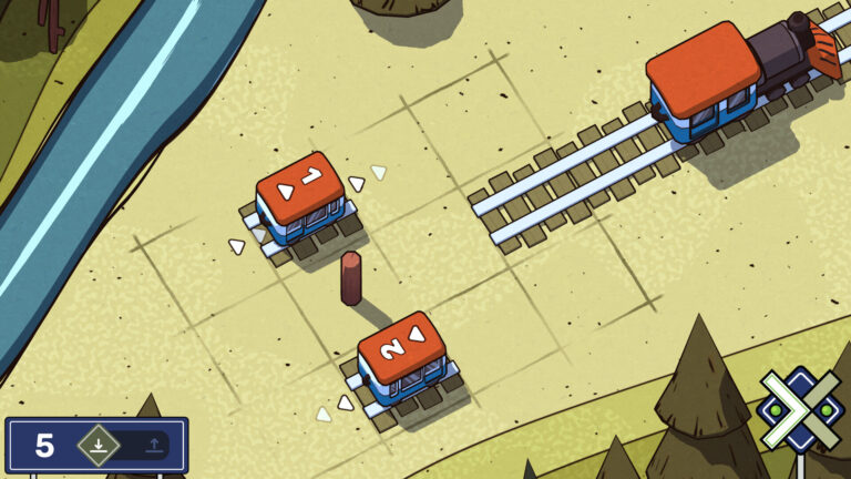 Railbound – screenshot ze hry