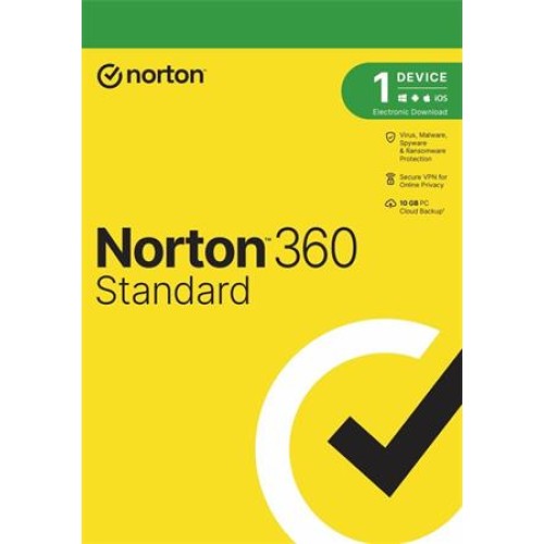 NORTON 360 STANDARD 10GB 1 uživatel na 1 lic. 24 mes.