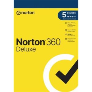 NORTON 360 DELUXE 50GB 1 užívatel na 5 lic. 24 mes.