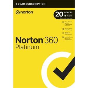 NORTON 360 PLATINUM 100GB 1 uživatel na 20 lic. 12 mes.