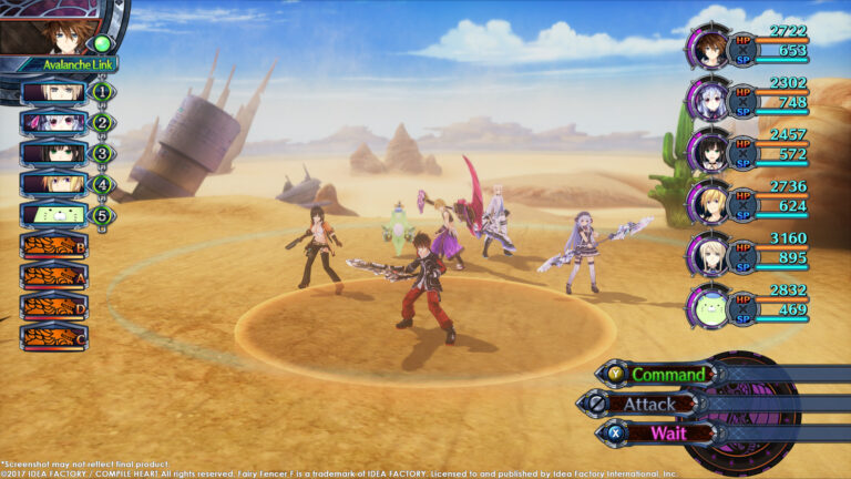 Fairy Fencer F Advent Dark Force – screenshot ze hry