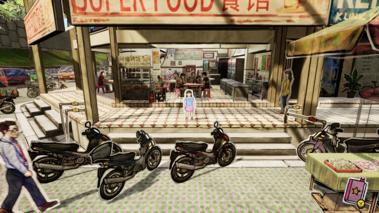 Paper Ghost Stories: Third Eye Open – screenshot ze hry
