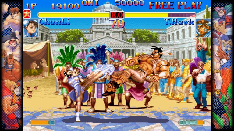 Capcom Fighting Collection - záběr z první kolekce